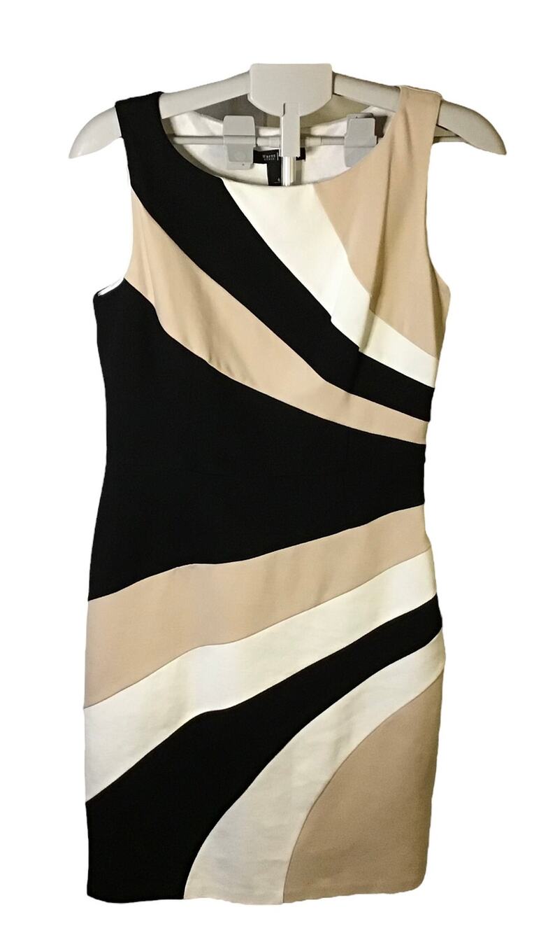 White House Black Market Sleeveless Shift Dress Women’s SZ 6